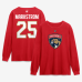 Футболка с длинным рукавом Florida Panthers Jacob Markstrom Fanatics Red Authentic Stack Name & Number Футболка с длинным рукавом Florida Panthers Jacob Markstrom Fanatics Red Authentic Stack Name & Number