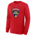 Футболка с длинным рукавом Florida Panthers Jacob Markstrom Fanatics Red Authentic Stack Name & Number
