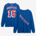 Футболка с длинным рукавом New York Rangers Pavel Dorofeyev Fanatics Blue Authentic Stack Name & Number Футболка с длинным рукавом New York Rangers Pavel Dorofeyev Fanatics Blue Authentic Stack Name & Number