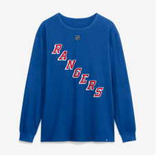 Футболка с длинным рукавом New York Rangers Pavel Dorofeyev Fanatics Blue Authentic Stack Name & Number Футболка с длинным рукавом New York Rangers Pavel Dorofeyev Fanatics Blue Authentic Stack Name & Number