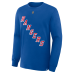 Футболка с длинным рукавом New York Rangers Pavel Dorofeyev Fanatics Blue Authentic Stack Name & Number