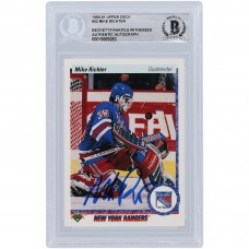 Mike Richter New York Rangers Autographed 1990-91 Upper Deck #32 Beckett Fanatics Witnessed Authenticated Rookie Card Mike Richter New York Rangers Autographed 1990-91 Upper Deck #32 Beckett Fanatics Witnessed Authenticated Rookie Card