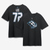 Футболка Utah Mammoth Anders Lee Fanatics Black Authentic Stack Name & Number