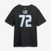 Футболка Utah Mammoth Anders Lee Fanatics Black Authentic Stack Name & Number