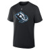 Футболка Utah Mammoth Anders Lee Fanatics Black Authentic Stack Name & Number