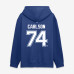 Толстовка Tampa Bay Lightning John Carlson Fanatics Blue Authentic Stack Name & Number