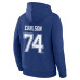 Толстовка Tampa Bay Lightning John Carlson Fanatics Blue Authentic Stack Name & Number