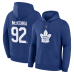 Толстовка Gavin McKenna Toronto Maple Leafs Fanatics Authentic Stack Name & Number - Blue