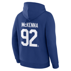 Толстовка Gavin McKenna Toronto Maple Leafs Fanatics Authentic Stack Name & Number - Blue