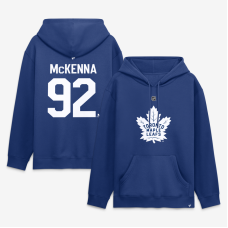 Толстовка Gavin McKenna Toronto Maple Leafs Fanatics Authentic Stack Name & Number - Blue