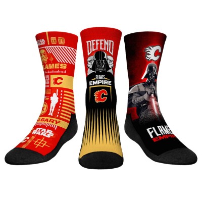 Три пары носков Darth Vader & Stormtrooper Calgary Flames Rock Em Youth Star Wars