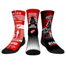 Три пары носков Darth Vader & Stormtrooper Detroit Red Wings Rock Em Youth Star Wars