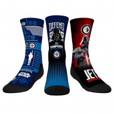 Три пары носков Darth Vader & Stormtrooper Winnipeg Jets Rock Em Youth Star Wars