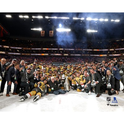 Vegas Golden Knights Unsigned Fanatics Authentic 2023 Stanley Cup Champions Team Celebration Photograph