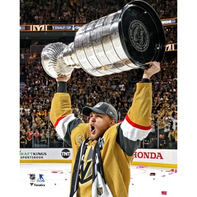 William Karlsson Vegas Golden Knights Unsigned Fanatics Authentic 2023 Stanley Cup Champions Raising Cup Photograph