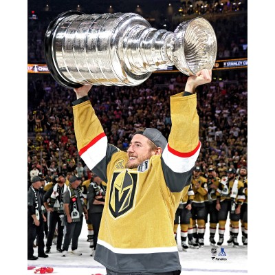 Ivan Barbashiev Vegas Golden Knights Unsigned 2023 Stanley Cup Champions Raising Cup Photograph