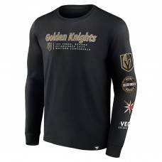 Футболка с длинным рукавом Vegas Golden Knights Fanatics Strike the Goal - Black