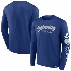 Футболка Tampa Bay Lightning Fanatics Strike the Goal Long Sleeve - Blue