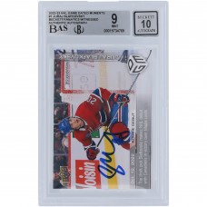 Juraj Slafkovsky Montreal Canadiens Autographed 2022-23 Upper Deck Game Dated Moments Rookie Debut #1 Beckett Fanatics Witnessed Authenticated 9/10 Rookie Card