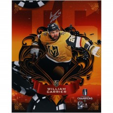 William Carrier Vegas Golden Knights 2023 Stanley Cup Champions Autographed Fanatics Authentic 16 x 20 Misfits Panel Photograph
