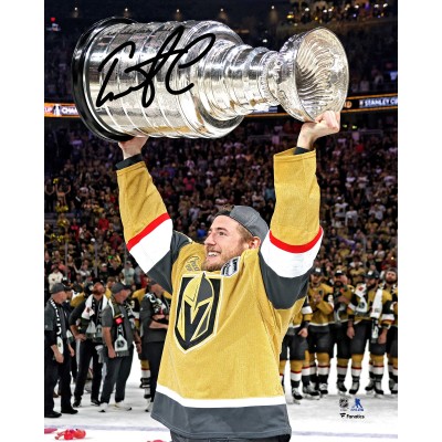 Ivan Barbashev Vegas Golden Knights Autographed Fanatics Authentic 2023 Stanley Cup Champions Deluxe Framed 8 x 10 Raising Cup Photograph