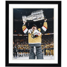Фото Jack Eichel Vegas Golden Knights Fanatics Authentic 2023 Stanley Cup Champions 16 x 20 Raising Cup