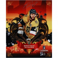 Brayden McNabb Vegas Golden Knights 2023 Stanley Cup Champions Autographed Fanatics Authentic 16 x 20 Misfits Panel Photograph