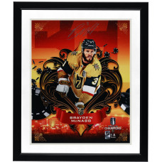 Фото с автографом Brayden McNabb Vegas Golden Knights 2023 Stanley Cup Champions Fanatics Authentic 16 x 20 Misfits Panel