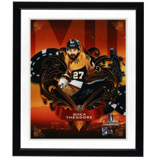 Фото с автографом Shea Theodore Vegas Golden Knights 2023 Stanley Cup Champions Fanatics Authentic 16 x 20 Misfits Panel