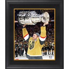 Ivan Barbashev Vegas Golden Knights Autographed Fanatics Authentic Deluxe Framed 2023 Stanley Cup Champions 16 x 20 Raising Cup Photograph