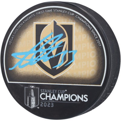 Шайба Adin Hill Vegas Golden Knights Autographed Fanatics Authentic 2023 Stanley Cup Champions
