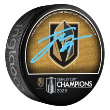 Jonathan Marchessault Vegas Golden Knights Autographed Fanatics Authentic 2023 Stanley Cup Champions Hockey Puck