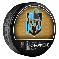 Reilly Smith Vegas Golden Knights Autographed Fanatics Authentic 2023 Stanley Cup Champions Hockey Puck
