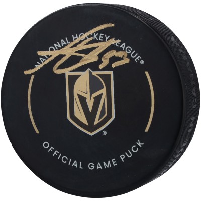 Шайба Adin Hill Vegas Golden Knights Autographed Fanatics Authentic Official Game