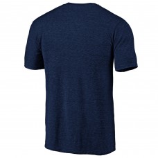 St. Louis Blues Navy Distressed Team Tri-Blend T-Shirt