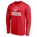 Detroit Red Wings Red Team Arch Knockout Long Sleeve T-Shirt