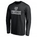 Los Angeles Kings Black Team Arch Knockout Long Sleeve T-Shirt