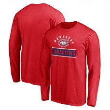 Футболка с длинным рукавом Montreal Canadiens Team Arch Knockout - Red