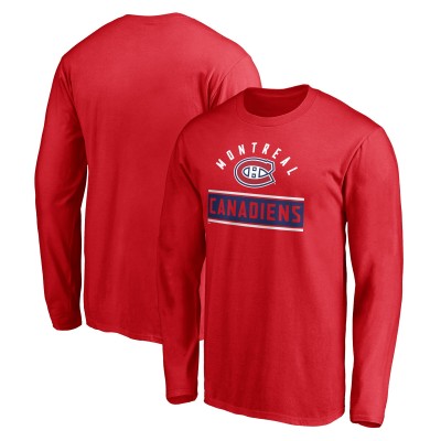 Футболка с длинным рукавом Montreal Canadiens Team Arch Knockout - Red