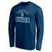 Seattle Kraken Deep Sea Blue Team Arch Knockout Long Sleeve T-Shirt