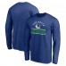 Vancouver Canucks Blue Team Arch Knockout Long Sleeve T-Shirt