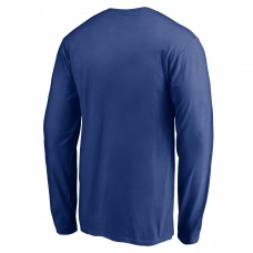 Vancouver Canucks Blue Team Arch Knockout Long Sleeve T-Shirt