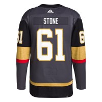 Чемпионская игровая джерси Mark Stone Vegas Golden Knights adidas 2023 Stanley Cup Champions Authentic Alternate - Gray