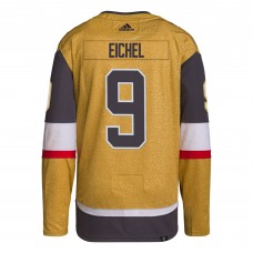 Чемпионская игровая джерси Jack Eichel Vegas Golden Knights adidas 2023 Stanley Cup Champions Authentic Home - Gold