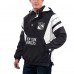 Толстовка New York Rangers Starter x NHL Black Ice Home Team Half-Zip - Black/White