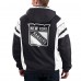 Толстовка New York Rangers Starter x NHL Black Ice Home Team Half-Zip - Black/White