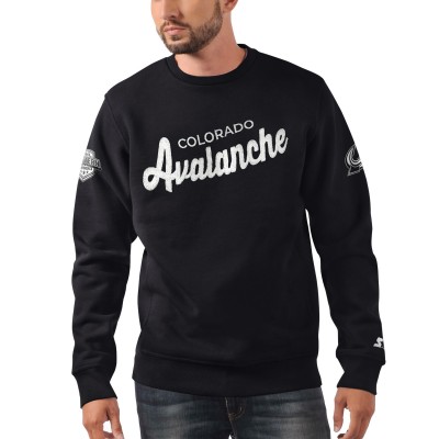 Кофта Colorado Avalanche Starter x NHL Black Ice Cross Check - Black
