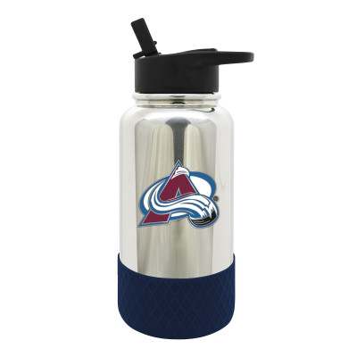 Colorado Avalanche 32oz. Team Color Chrome Hydration Bottle