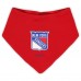 Малышам New York Rangers Mitchell & Ness Red/Blue Big Score 3-Pack Bodysuit, Bib and Bootie Set