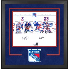 Brian Leetch & Adam Fox New York Rangers Autographed Fanatics Authentic Deluxe Framed 16 x 20 Dual Photograph Brian Leetch & Adam Fox New York Rangers Autographed Fanatics Authentic Deluxe Framed 16 x 20 Dual Photograph